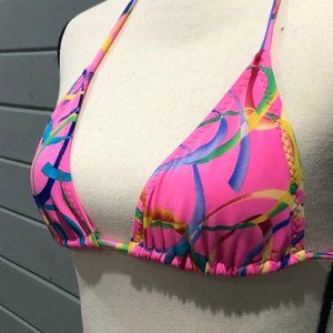 Hot pink tropical Skinz bikini